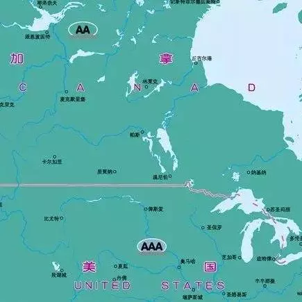 NA map