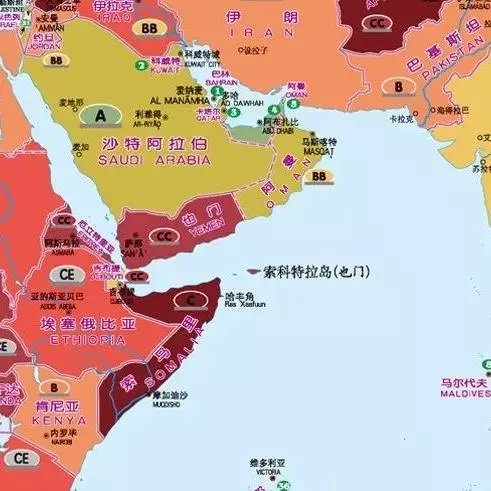 risk map saudi arabia